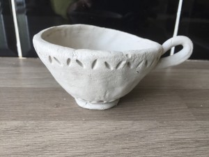 Clay pinch pot